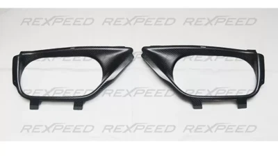 Rexpeed Matte Wet Carbon Fiber Exhaust Heat Shield Nissan GT-R(R35)                                     - N01M - Image 3