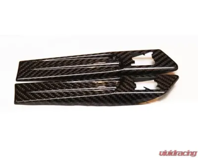 Rexpeed Gloss Carbon Fiber Fender GT-R Logo Cover Nissan GT-R(R35) - N03