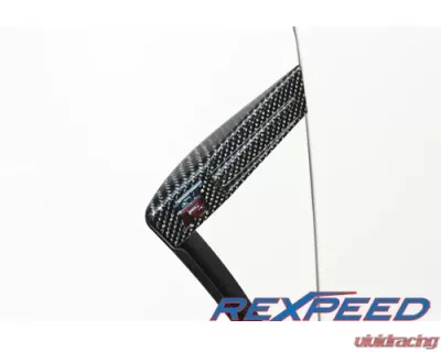 Rexpeed Gloss Carbon Fiber Fender GT-R Logo Cover Nissan GT-R(R35) - N03