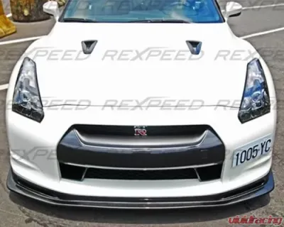 Rexpeed TS-Style Carbon Fiber Front Lip Spoiler Nissan GT-R(R35) - N08