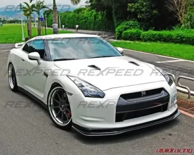 Rexpeed TS-Style Carbon Fiber Front Lip Spoiler Nissan GT-R(R35) - N08