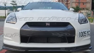 Rexpeed Mines Style Front Lip Spoiler Nissan GT-R(R35)                                     - N15 - Image 3