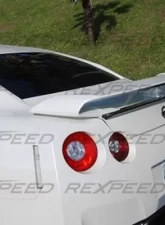 Rexpeed Wald Style Carbon Fiber Rear Trunk Spoiler Nissan GT-R(R35)                                     - N19 - Image 4