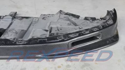 Rexpeed Kansai Style Carbon Fiber Front Lip Spoiler w/ Brake Ducts Nissan GT-R(R35)                                     - N31B - Image 2