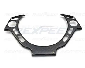 Rexpeed Gloss Dry Carbon Fiber Steering Wheel Cover Nissan GT-R(R35)