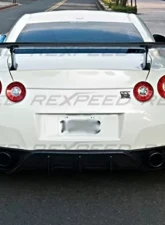 Rexpeed Esprit Style Dry Carbon Fiber Rear Wing Nissan GT-R(R35)                                     - N40 - Image 4