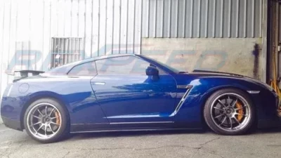 Rexpeed Carbon Fiber Side Skirt Extension Nissan GT-R(R35)                                     - N41 - Image 3