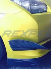 Rexpeed Mines Style Carbon Fiber Canards Nissan GT-R R35                                     - N42 - Image 3