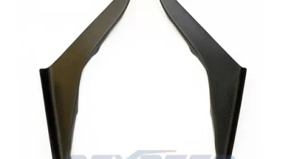 Rexpeed Kansai Style Matte Carbon Fiber Canards Nissan GT-R R35                                     - N43 - Image 4