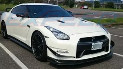 Rexpeed Kansai Style Matte Carbon Fiber Canards Nissan GT-R R35                                     - N43 - Image 2