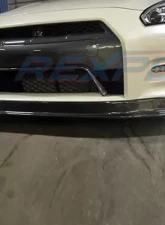 Rexpeed Kansai Style V2 Carbon Fiber Front Lip Spoiler Nissan GT-R(R35)                                     - N45 - Image 2