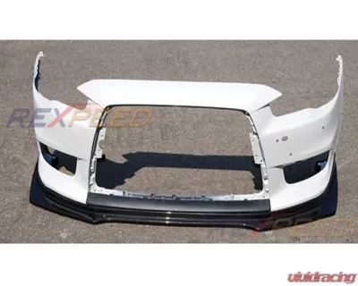 Rexpeed R-Style Carbon Fiber Front Lip Spoiler Mitsubishi EVO 10 - R108