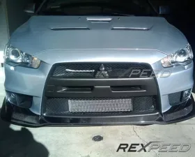 Rexpeed V-Style Carbon Fiber Front Lip Spoiler Mitsubishi EVO 10