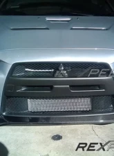 Rexpeed V-Style Carbon Fiber Front Lip Spoiler Mitsubishi EVO 10                                     - R109 - Image 2