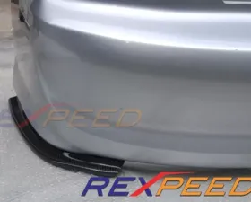 Rexpeed Carbon Fiber Rear Bumper Extension USDM Mitsubishi Evolution VIII | IX