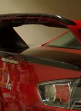 Rexpeed Carbon Fiber Trunk Spoiler Mitsubishi EVO 10                                     - R118 - Image 4