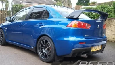 Rexpeed Carbon Fiber Side Spats Non Aero Mitsubishi EVO 10 2008-2009                                     - R119 - Image 4