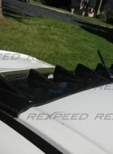 Rexpeed Carbon Fiber Vortex Generator Non SSS Mitsubishi EVO 10                                     - R124 - Image 3