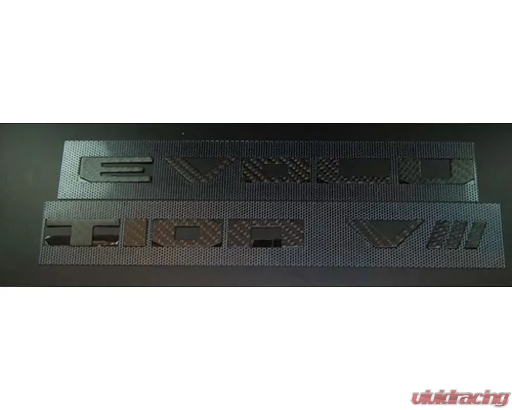 Rexpeed Carbon Fiber Trunk Badge Mitsubishi Evo 7-8 2001-2005 R128