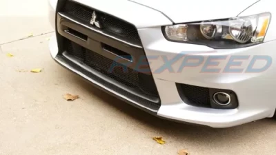 Rexpeed Type-F Carbon Fiber Front Lip Spoiler Mitsubishi EVO 10                                     - R130 - Image 2
