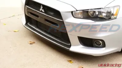 Rexpeed Type-F Carbon Fiber Front Lip Spoiler Mitsubishi EVO 10 - R130