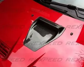 Rexpeed CW-Style Carbon Fiber Hood Scoop Mitsubishi EVO 10