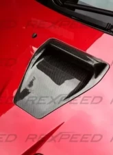 Rexpeed CW-Style Carbon Fiber Hood Scoop Mitsubishi EVO 10                                     - R132C - Image 2