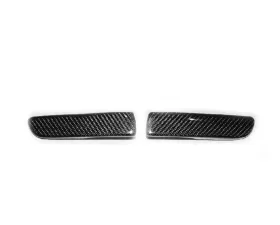 Rexpeed Carbon Fiber Rear Bumper Inserts Mitsubishi EVO 10