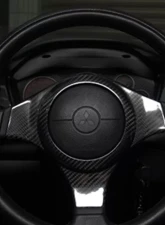 Rexpeed Dry Carbon Fiber Steering Wheel Cover Mitsubishi EVO VIII 2003-2005                                     - R13 - Image 2