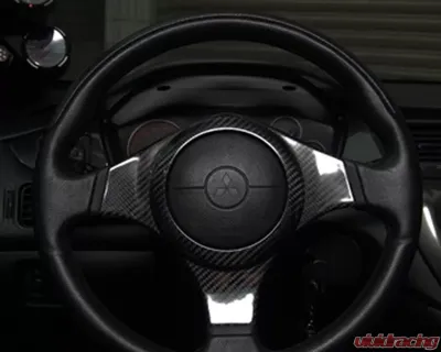 Rexpeed Dry Carbon Fiber Steering Wheel Cover Mitsubishi EVO VIII 2003-2005 - R13
