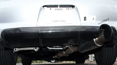 Rexpeed Carbon Fiber Rear Diffuser Mitsubishi EVO 8-9                                     - R146 - Image 3