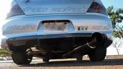 Rexpeed Carbon Fiber Rear Diffuser Mitsubishi EVO 8-9                                     - R146 - Image 2