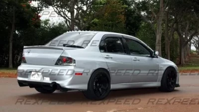 Rexpeed Carbon Fiber Rear Diffuser Mitsubishi EVO 8-9                                     - R146 - Image 3