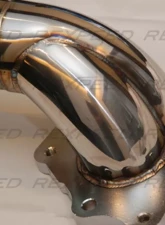 Rexpeed Stainless Steel 3" Downpipe Mitsubishi EVO 10                                     - R153 - Image 2