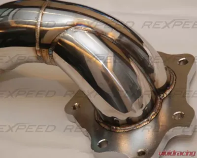 Rexpeed Stainless Steel 3" Downpipe Mitsubishi EVO 10 - R153