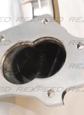 Rexpeed Stainless Steel 3" Downpipe Mitsubishi EVO 10                                     - R153 - Image 3