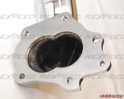 Rexpeed Stainless Steel 3" Downpipe Mitsubishi EVO 10 - R153