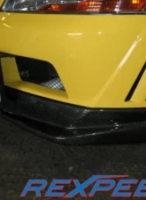 Rexpeed V-Style Carbon Fiber Front Lip Spoiler Mitsubishi EVO 7                                     - R157 - Image 3