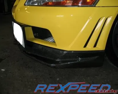 Rexpeed V-Style Carbon Fiber Front Lip Spoiler Mitsubishi EVO 7 - R157