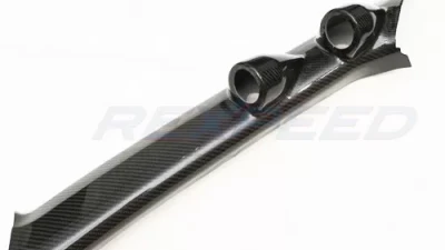 Rexpeed Carbon Fiber A-Pillar Gauge Pod Double LHD Mitsubishi EVO 10                                     - R158C - Image 2