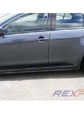 Rexpeed OEM Style Carbon Fiber Side Skirts Mitsubishi EVO 10                                     - R159 - Image 2