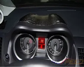 Rexpeed Carbon Fiber Crown Meter Cover Mitsubishi EVO 10