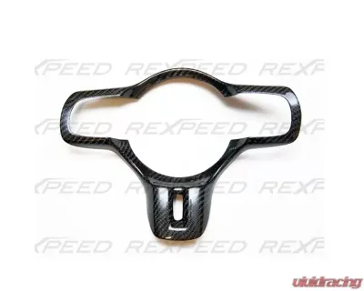 Rexpeed Carbon Fiber Steering Wheel Cover Mitsubishi EVO 10 - R165