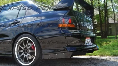 Rexpeed V-Style Carbon Fiber Rear Diffuser Mitsubishi EVO 7-8                                     - R166 - Image 2