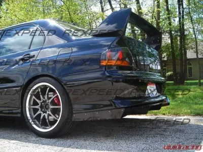Rexpeed V-Style Carbon Fiber Rear Diffuser Mitsubishi EVO 7-8 - R166