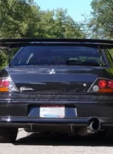 Rexpeed V-Style Carbon Fiber Rear Diffuser Mitsubishi EVO 7-8                                     - R166 - Image 2