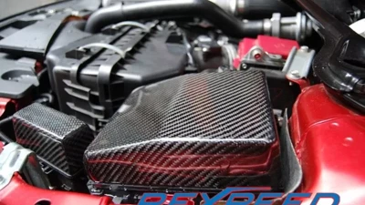 Rexpeed Carbon Fiber Fuse Box Covers Mitsubishi EVO 10                                     - R167 - Image 2