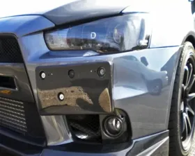 Rexpeed Carbon Fiber License Plate Bracket Mitsubishi EVO 10