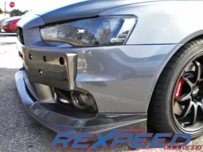 Rexpeed Carbon Fiber License Plate Bracket Mitsubishi EVO 10 - R174