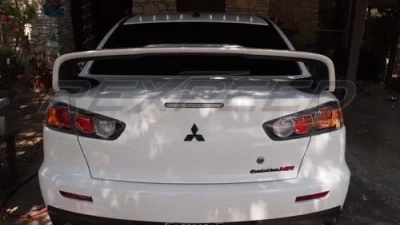 Rexpeed OEM-Style ABS Vortex Generator Non SSS Mitsubishi EVO 10                                     - R176 - Image 3